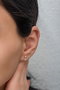 Heliophilia Silver Pendientes de Plata de Ley 925 Oro Rosa y Blanco Stud